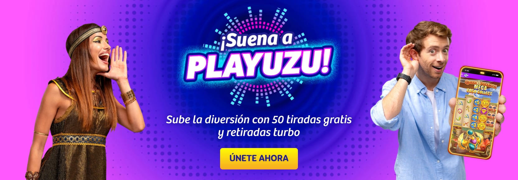 Bônus PlayUZU com 50 rodadas grátis